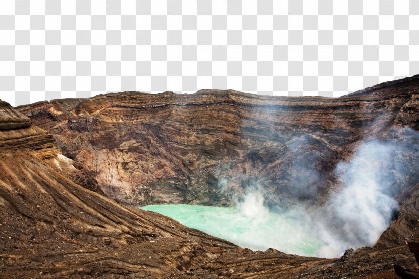 Mount Aso Volcanic Crater Stock Photography - Tree - Japan Kyushu Transparent PNG