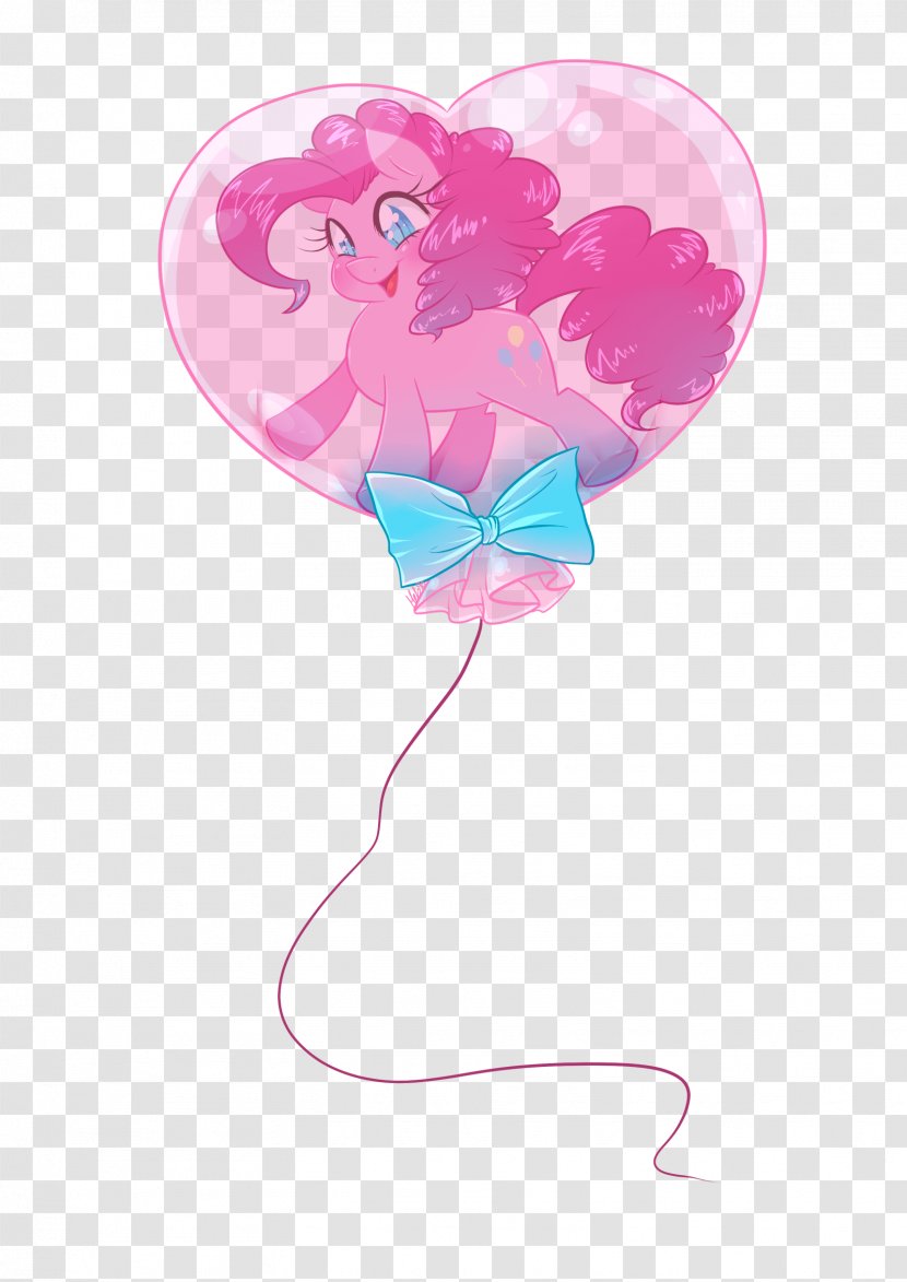 Pink M Balloon Character Fiction Heart - Fictional Transparent PNG