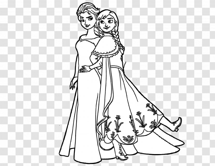 Anna And Hans Coloring Page Coloring Pages