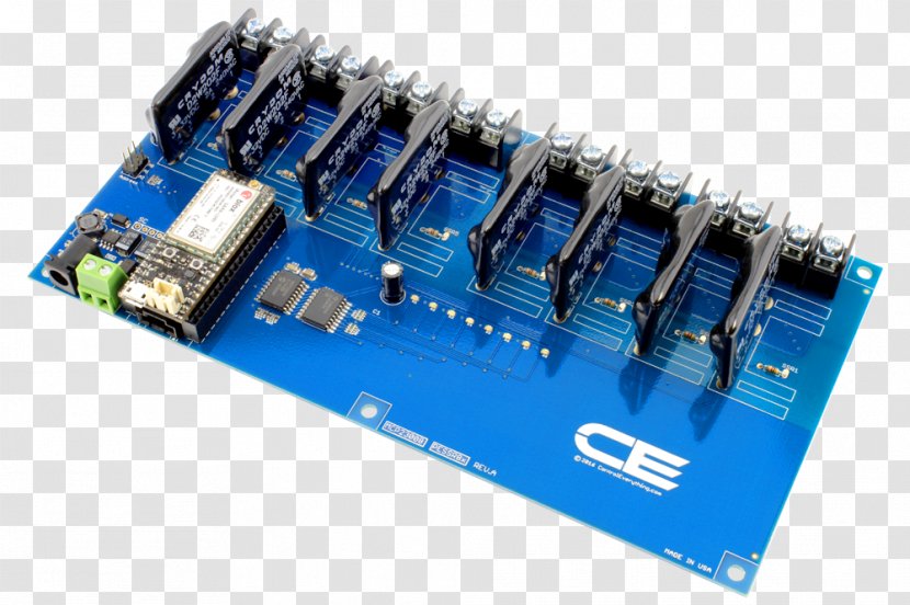 Microcontroller Relay Electronics Transistor Electronic Circuit - Inductive Sensor Transparent PNG