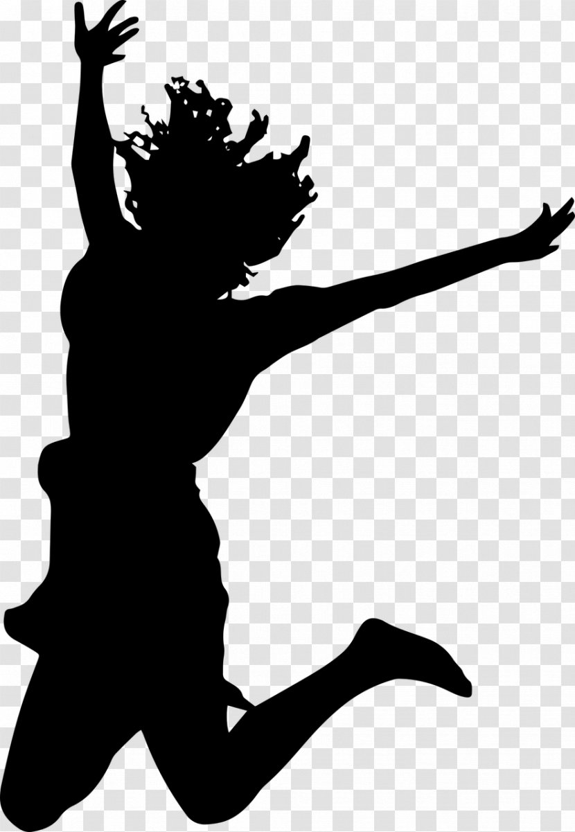 Woman Cartoon - Blog - Silhouette Athletic Dance Move Transparent PNG