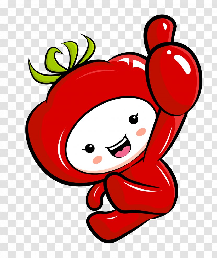 Cartoon Tomato Illustrator - Flower - Tomatoes Material Free To Pull Transparent PNG