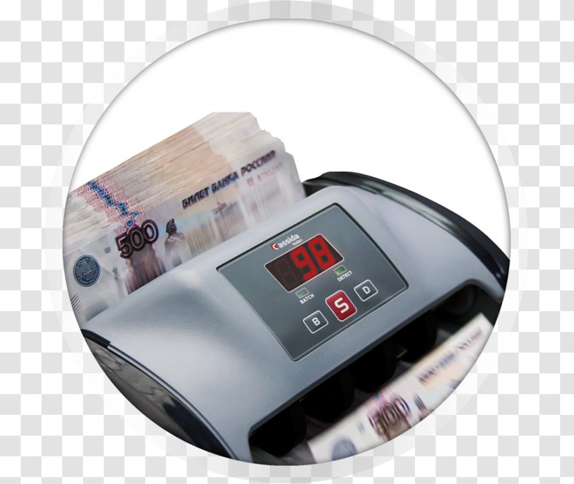 Cash Sorter Machine Cassidy Eurasia Banknote Ultraviolet - Weighing Scale - Kolibri Transparent PNG