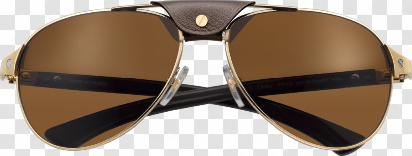 Goggles Sunglasses Cartier Santos - Luxury Transparent PNG