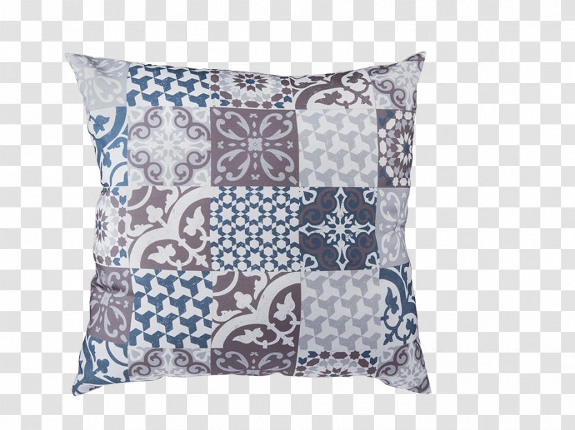 Throw Pillows Cushion Blue Couch - Patchwork - Home Decoration Materials Transparent PNG