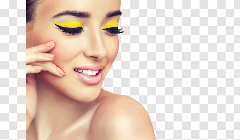 Eye Liner Eyebrow Cosmetics Shadow Mascara - Hair - Model Transparent PNG
