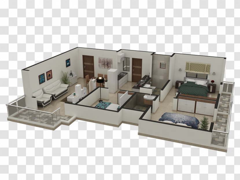 3D Floor Plan Architecture - 3d Computer Graphics - Design Transparent PNG