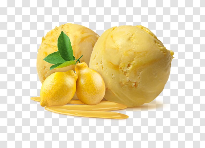 Ice Cream Potato Limoncello Sorbet - Skimmed Milk Transparent PNG