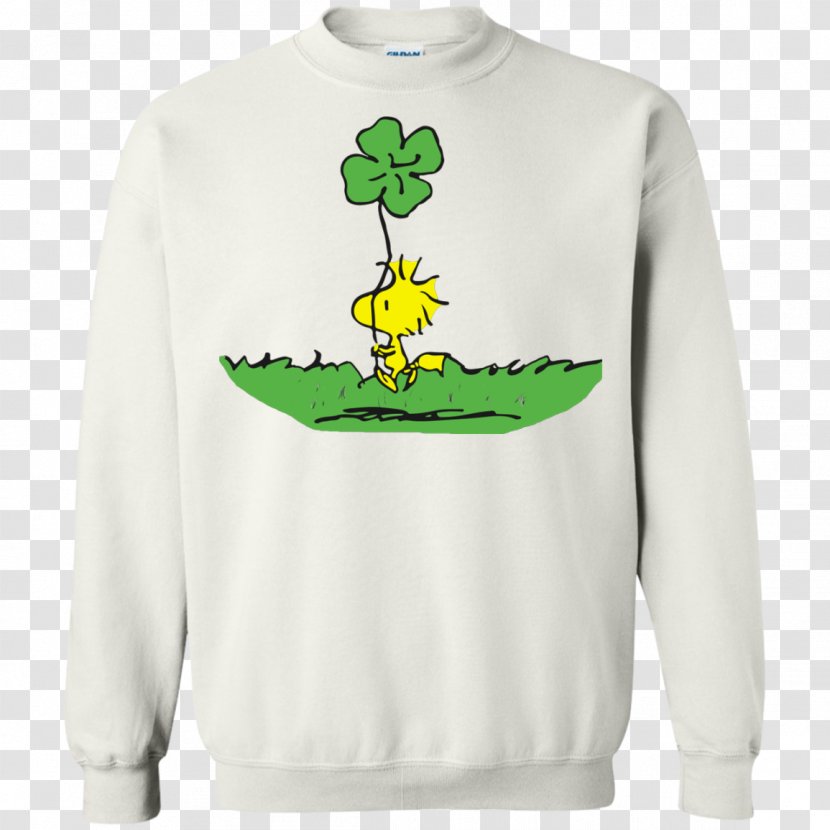 T-shirt Hoodie Sweater Gildan Activewear - Green - Snoopy Woodstock Transparent PNG