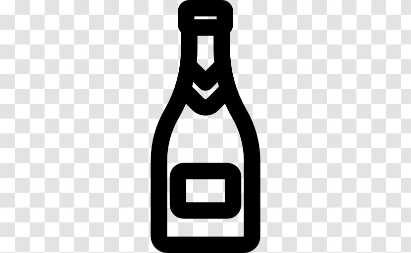 Black And White Drinkware Symbol - Bottle - Feestversiering Transparent PNG