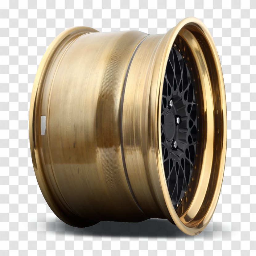 Alloy Wheel Spoke Rim Tire - Automotive System - Brass Transparent PNG
