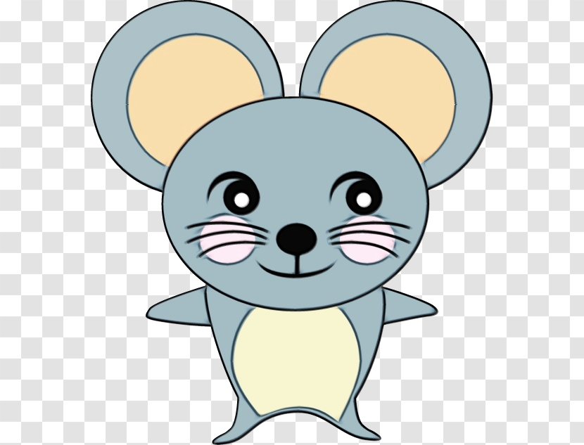 Rat Whiskers Mouse Cat Cartoon - Animation - Muroidea Transparent PNG