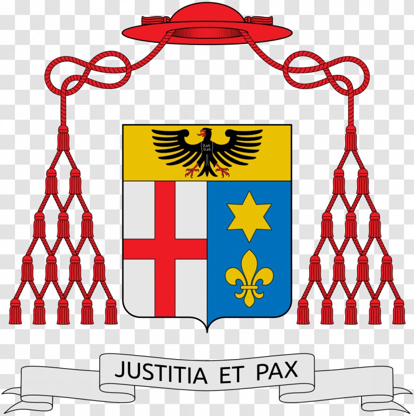 Almo Collegio Capranica Archbishop Coat Of Arms Ecclesiastical Heraldry Priest - Area Transparent PNG