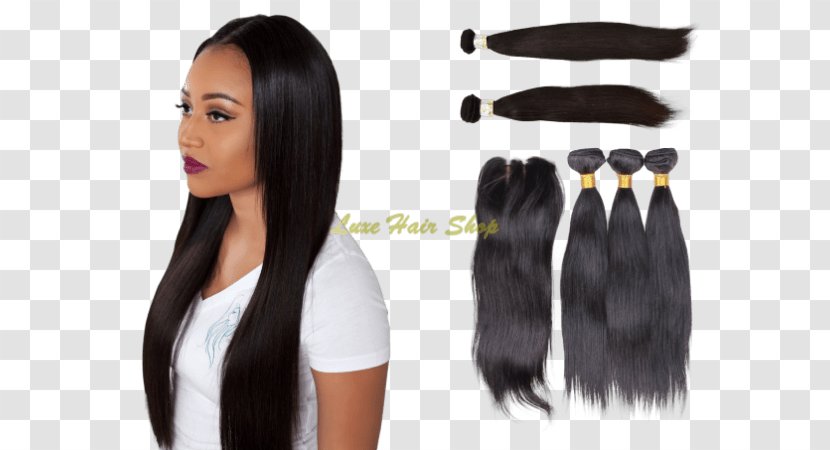 Black Hair Coloring Artificial Integrations Wig - Human Color - Bundles Transparent PNG