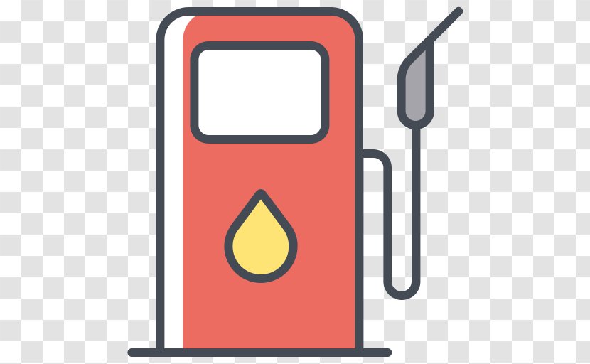 Car Filling Station Gasoline Pump Fuel Dispenser - Yellow Transparent PNG