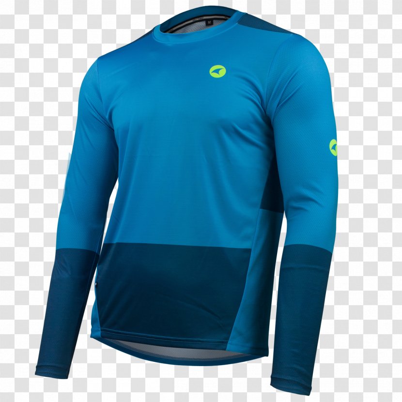 T-shirt Cycling Jersey Sleeve - Sweatshirt - Long Sleeves Transparent PNG