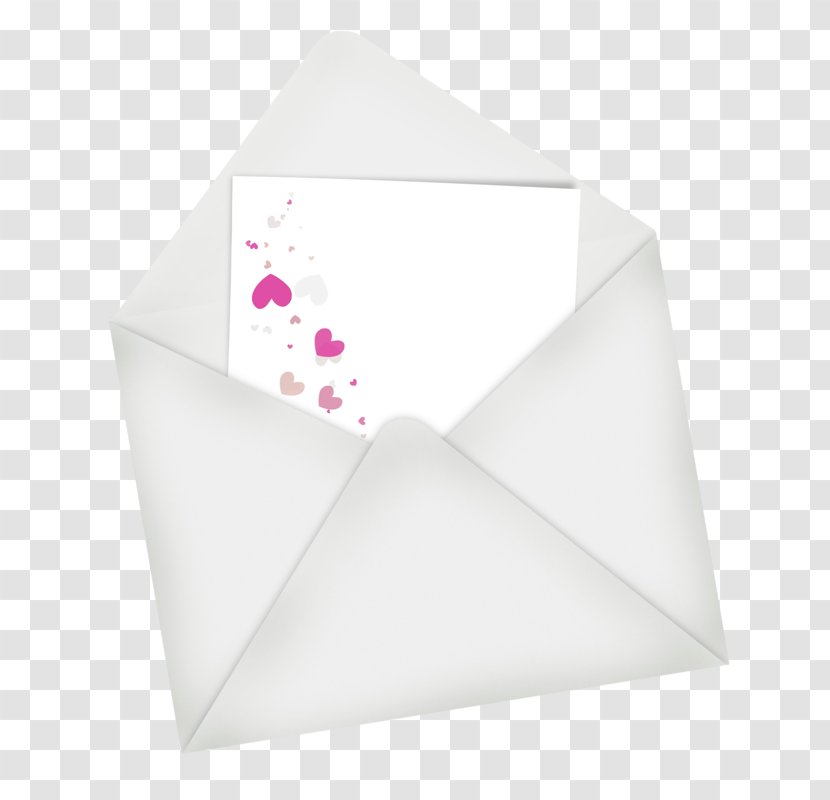 Paper Triangle Envelope - Love Envelopes Transparent PNG