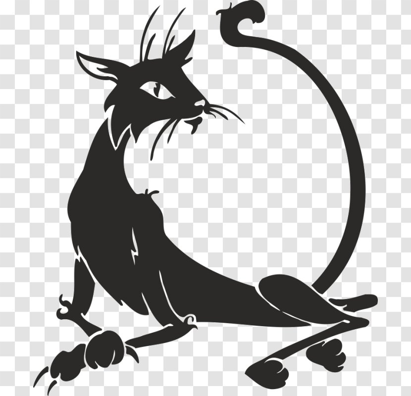 Cat Drawing Clip Art Sketch Image - Tail Transparent PNG