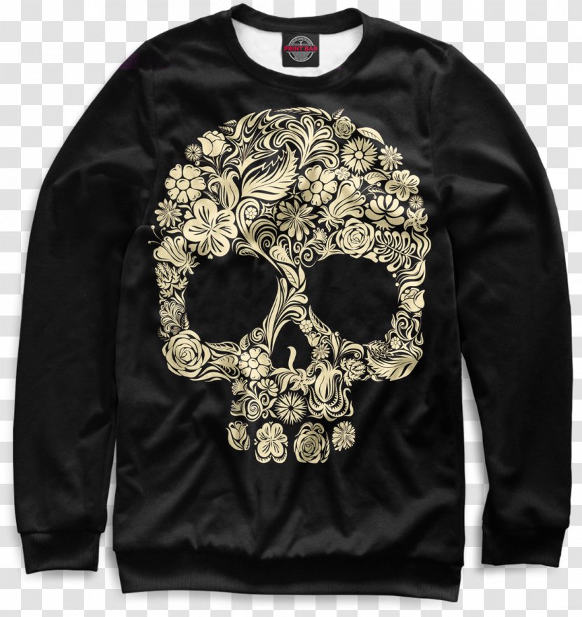 Skull Desktop Wallpaper Computer Calavera - Black - Fashion Print Transparent PNG