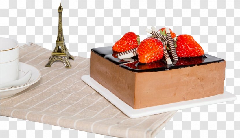 Chocolate Cake Shortcake Strawberry Cream Petit Four Transparent PNG
