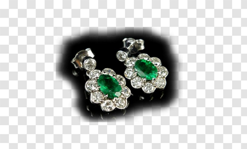 Emerald Earring Engagement Ring Jewellery - Estate Jewelry Transparent PNG