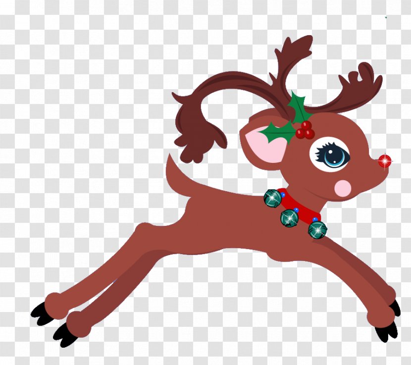 Reindeer Antler Character Clip Art - Vertebrate Transparent PNG