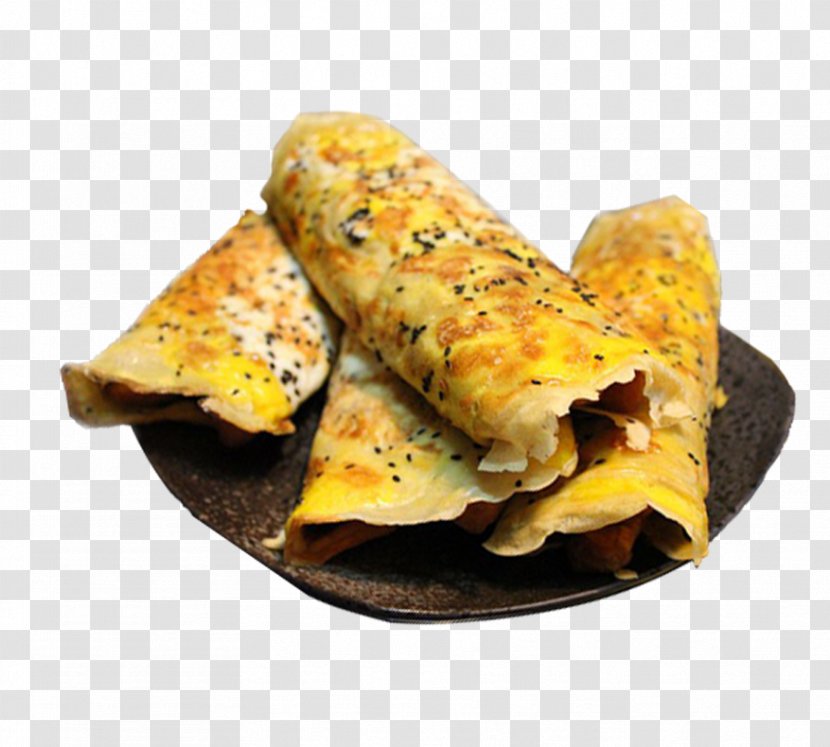 Taquito Omelette Egg Roll Shaobing Burrito - Bread - Sesame Rolls Transparent PNG