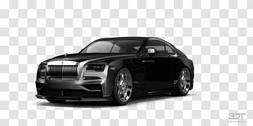 Alloy Wheel Motor Vehicle Automotive Lighting Design Bumper - Black And White - Rolls Royce Transparent PNG