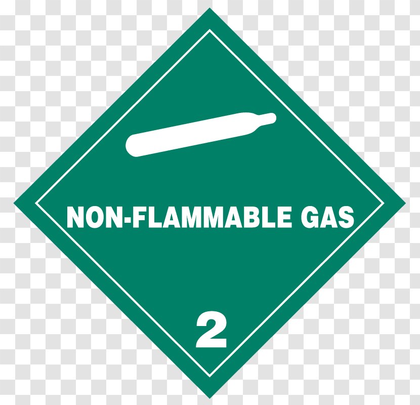Dangerous Goods HAZMAT Class 2 Gases Combustibility And Flammability Paper - Grass Transparent PNG