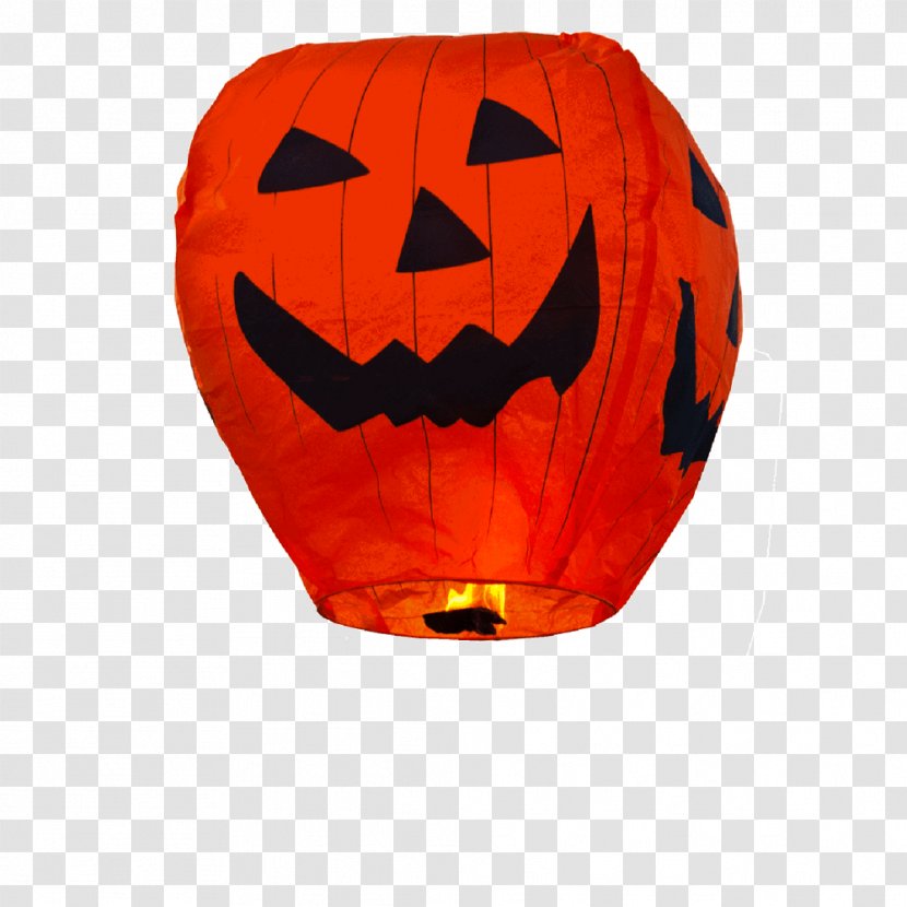 Jack-o'-lantern Paper Lantern Pumpkin Halloween - Chinese Transparent PNG