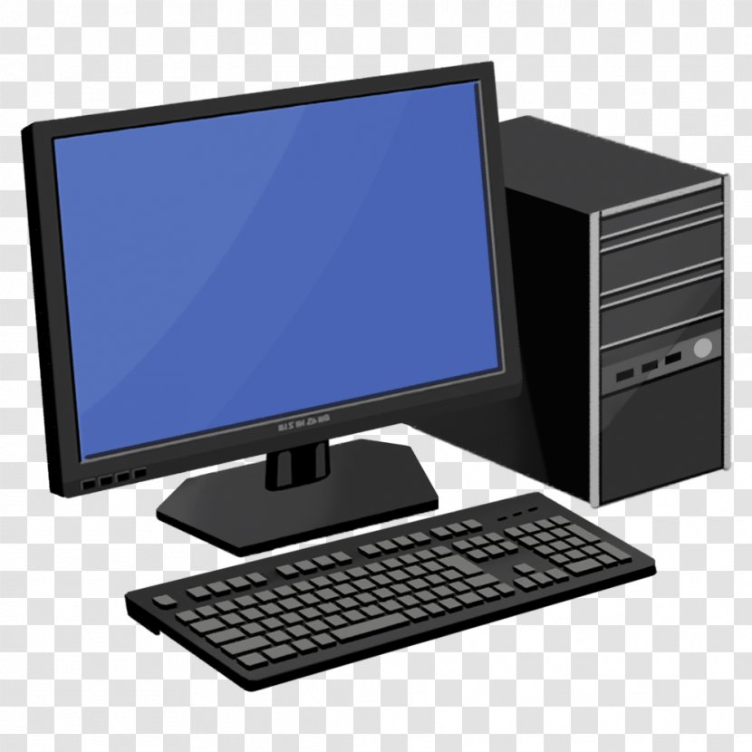 Homebuilt Computer Personal Laptop Desktop Computers Consumer Electronics - Desk - Material Transparent PNG