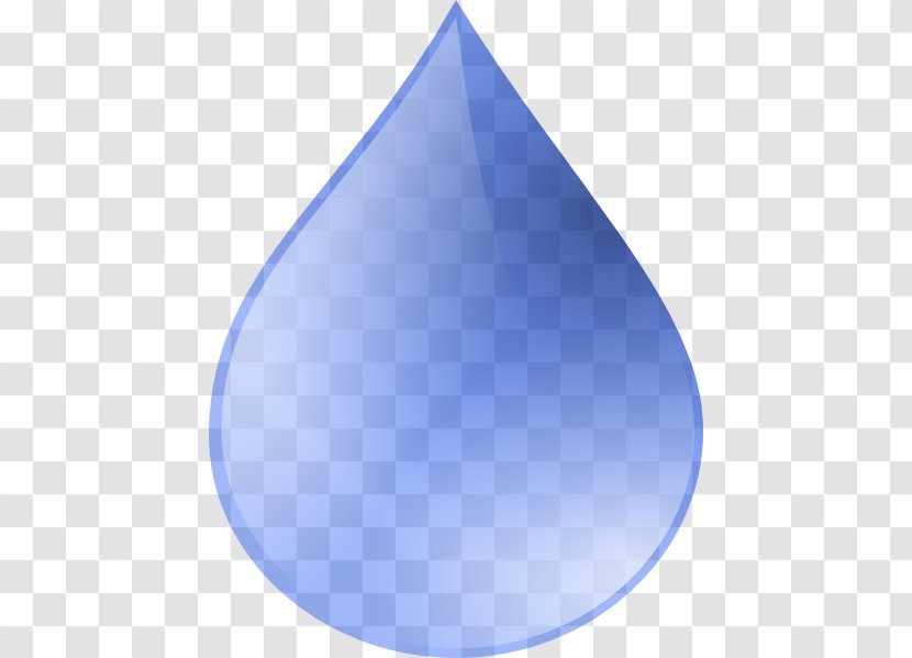 Triangle Pattern - Electric Blue - Raindrop Cliparts Transparent PNG