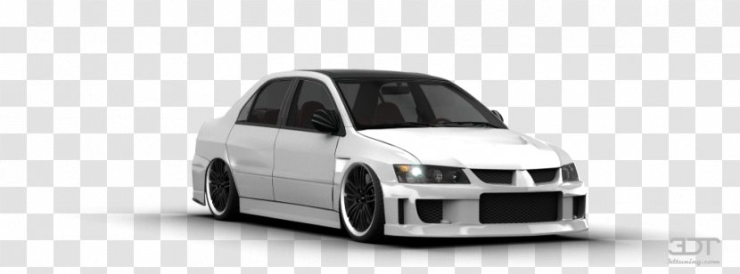 Mitsubishi Lancer Evolution Car Motor Vehicle Bumper Alloy Wheel - Rim Transparent PNG