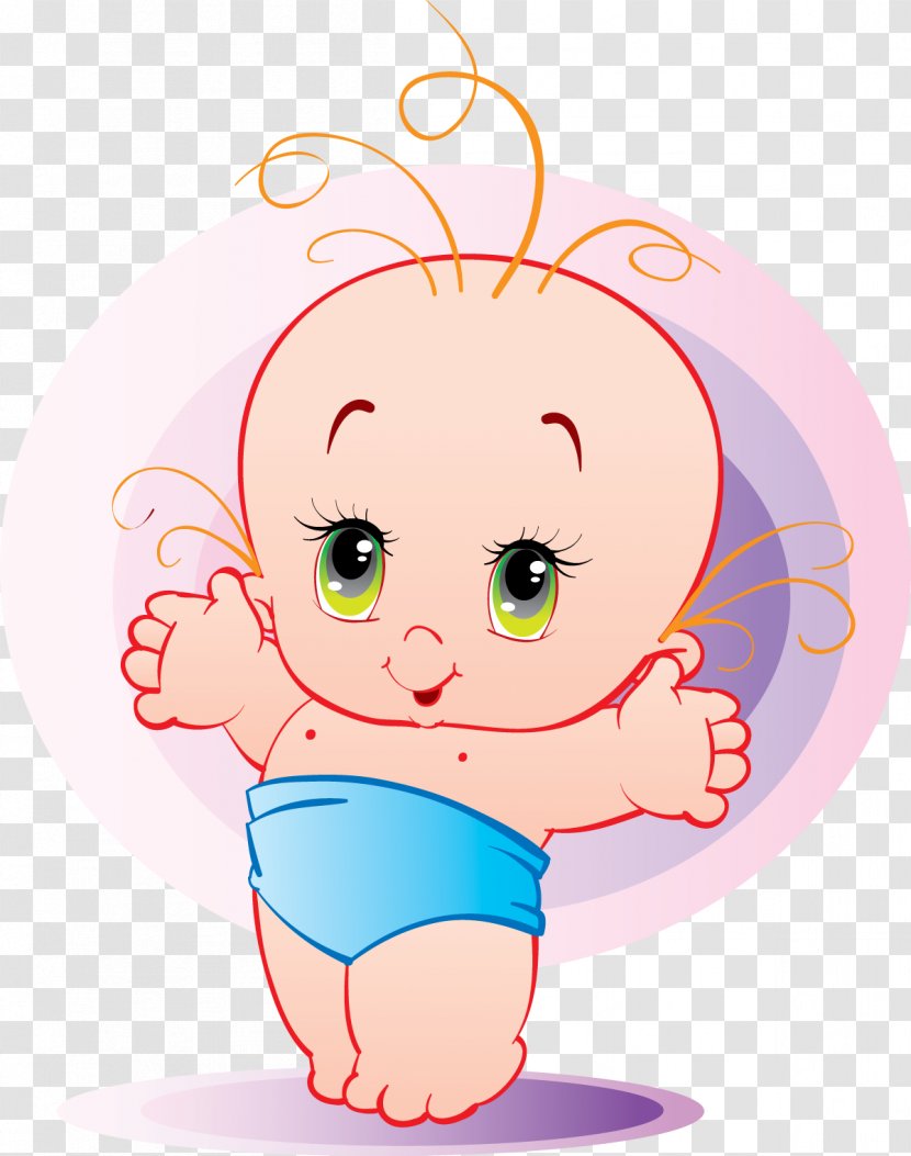 Infant Diaper Child Cuteness - Watercolor - Baby Transparent PNG