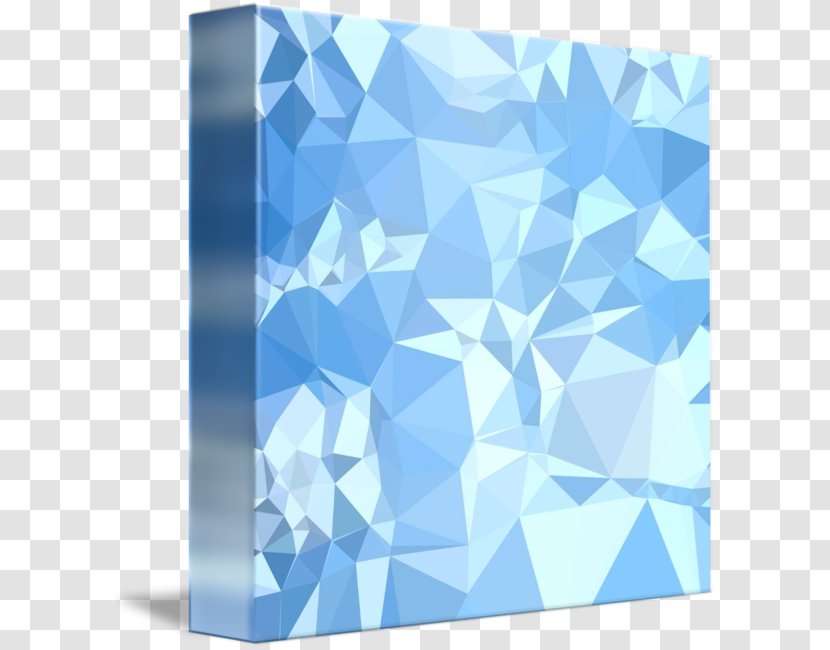 Blue Polygon Geometry Triangle Rectangle - Border Transparent PNG