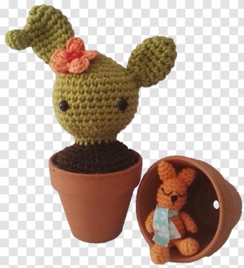 Crochet Knitting Amigurumi Filohmena Yarn - Baby Cactus Transparent PNG