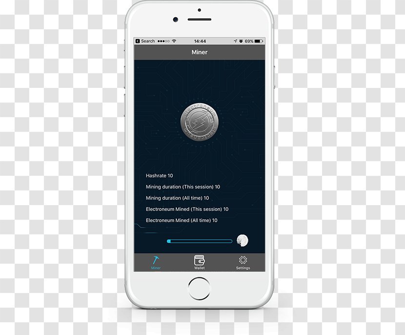 IPhone Electroneum Mobile App IOS Cryptocurrency - Communication Device - Iphone Transparent PNG