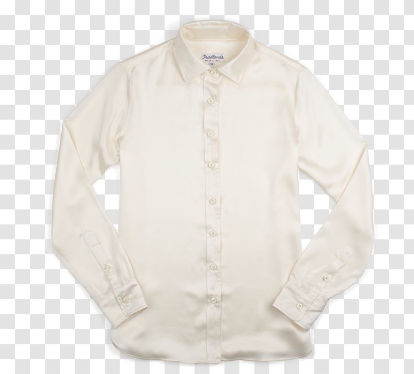 Blouse Sleeve Dress Shirt Collar - Tunic - Button Up Transparent PNG