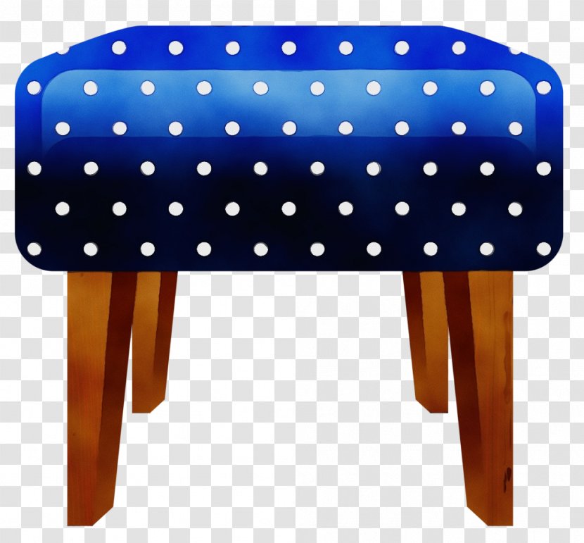 Polka Dot - Electric Blue Chair Transparent PNG