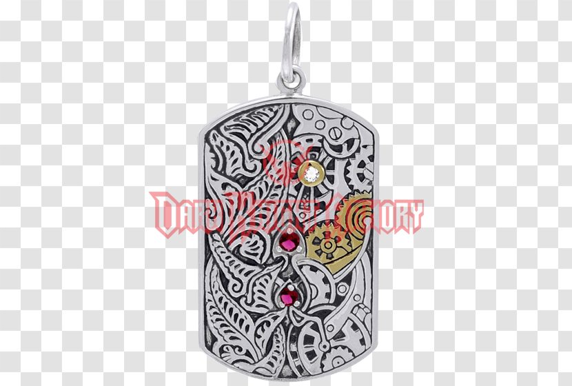 Locket Charms & Pendants Silver Gemstone Steampunk - Necklace Transparent PNG