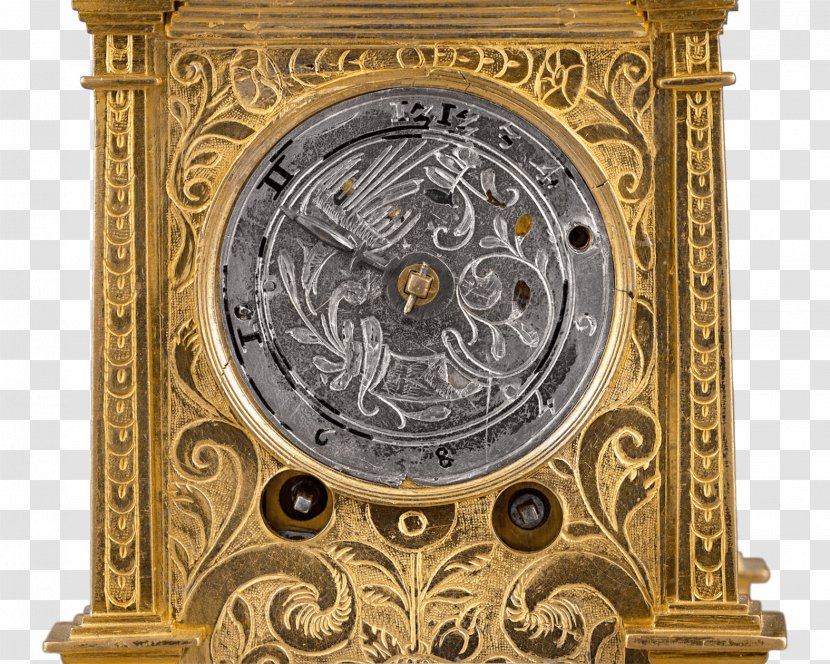 Turret Clock Renaissance Antique Movement - Brass Transparent PNG