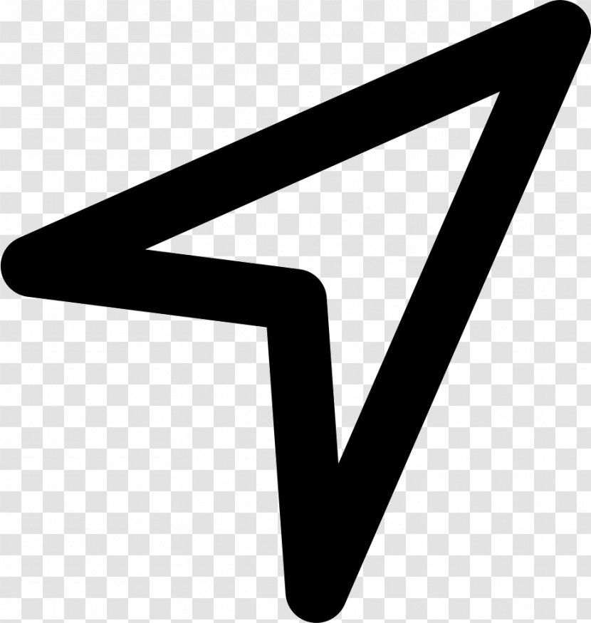 Arrow Symbol - Monochrome Transparent PNG
