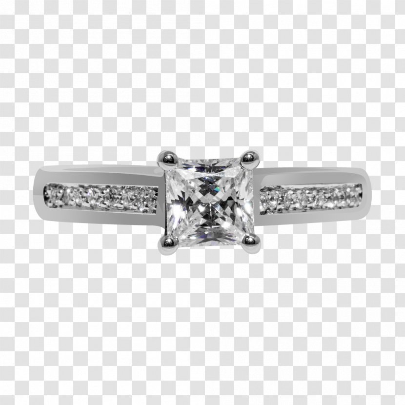Engagement Ring Jewellery Solitaire Diamond - Prong Setting Transparent PNG