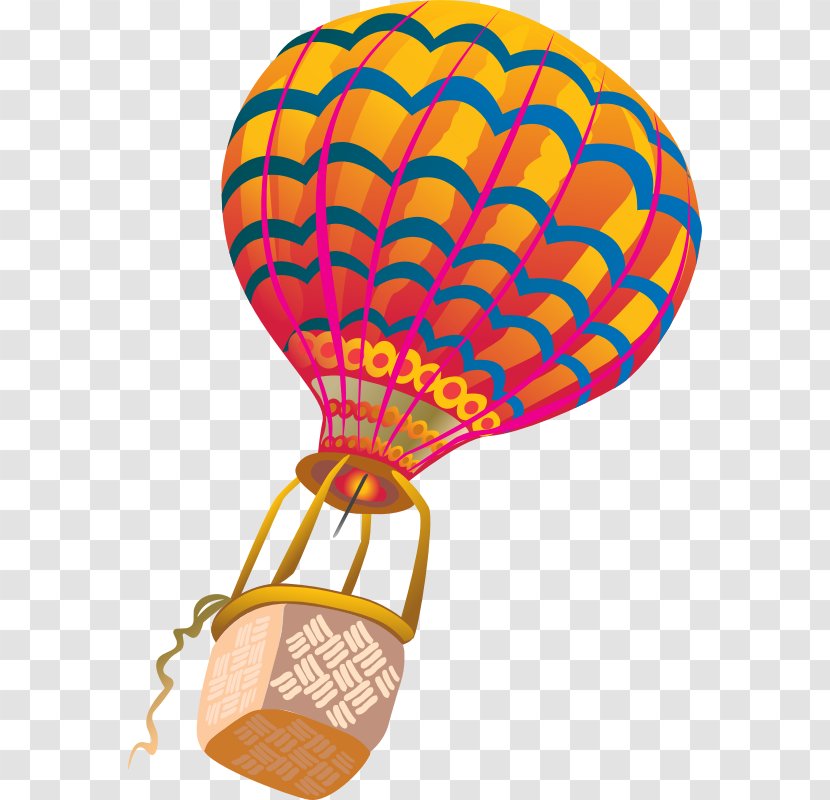 Hot Air Balloon Line Transparent PNG