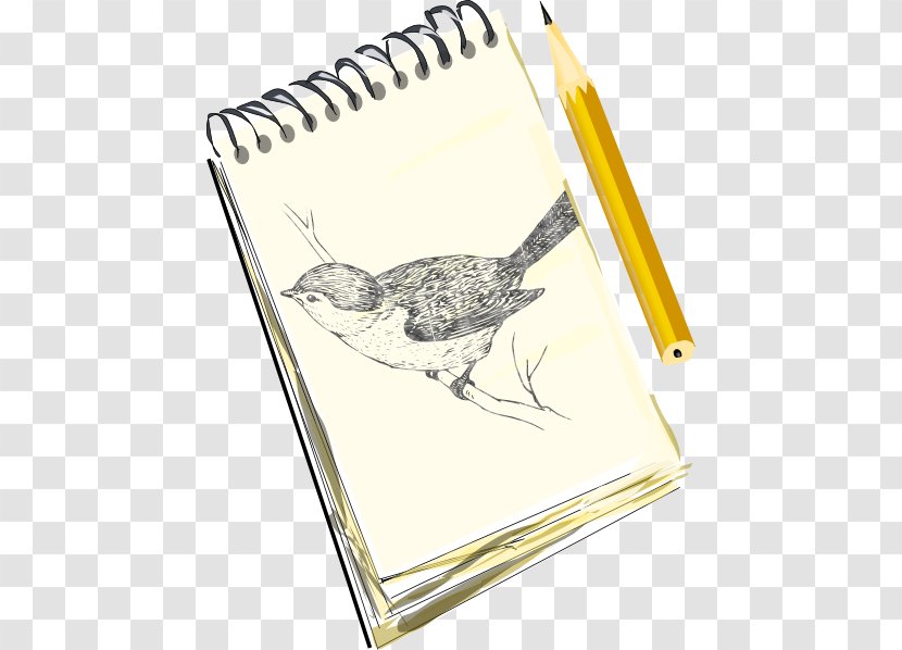Paper Notebook Pen Drawing - Fauna - Art Transparent PNG