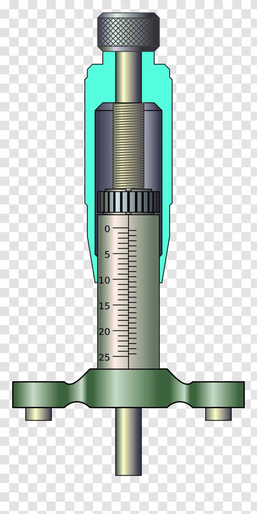 Tool Micrometer Calipers Measurement Gauge - Machinist - 33 Duoprism Transparent PNG