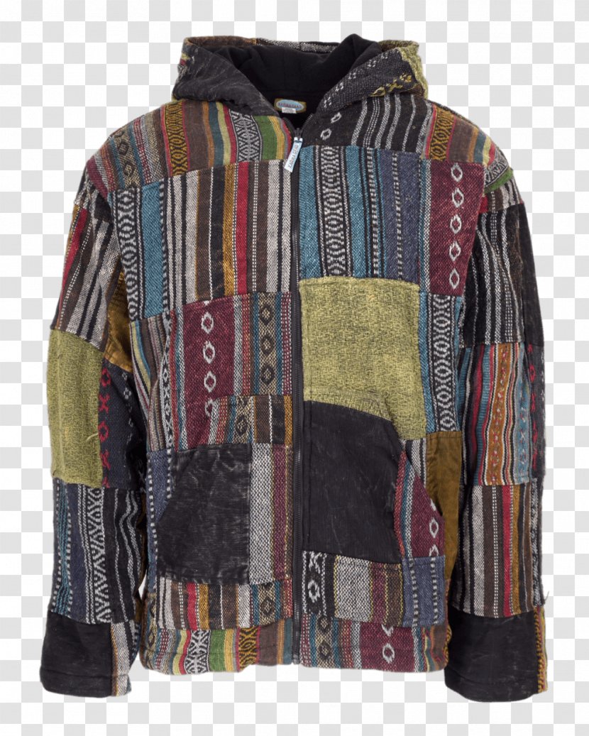 Hoodie Jacket Sleeve Lining Clothing - Textile - Patchwork Transparent PNG