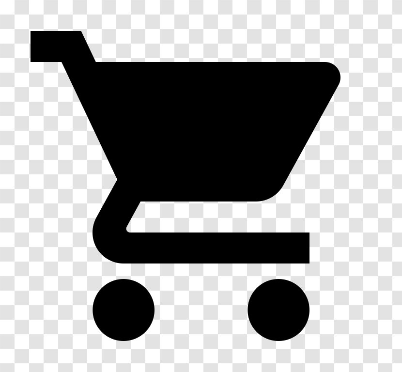 Shopping Cart - Black And White - Ecommerce Transparent PNG