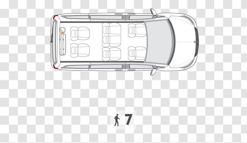 Automotive Lighting Design Car - Mercedes V Class Transparent PNG