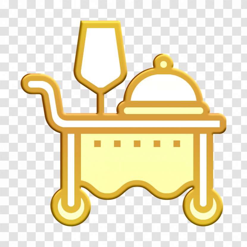 Room Service Icon Hotel Services Icon Trolley Icon Transparent PNG
